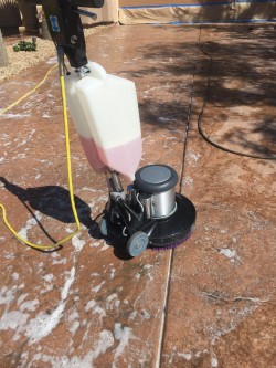 concrete cleaning-acid wash