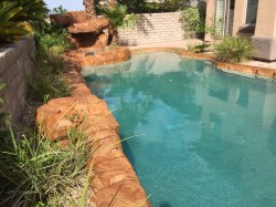 Pool Deck Concrete Staining-After Picture