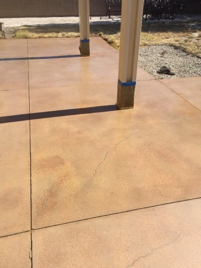 Concrete Patio Staining