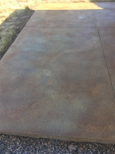 Concrete Patio Staining