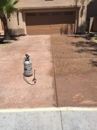 Driveway Concrete Staining