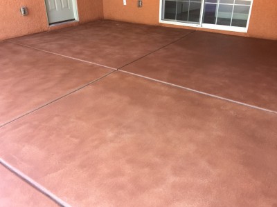 Concrete staining