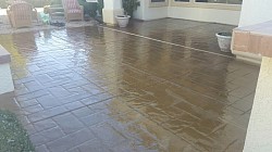 Concrete Sealer; Concrete Sealing; poly urethane, calico