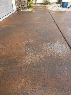 Concrete Driveway Staining